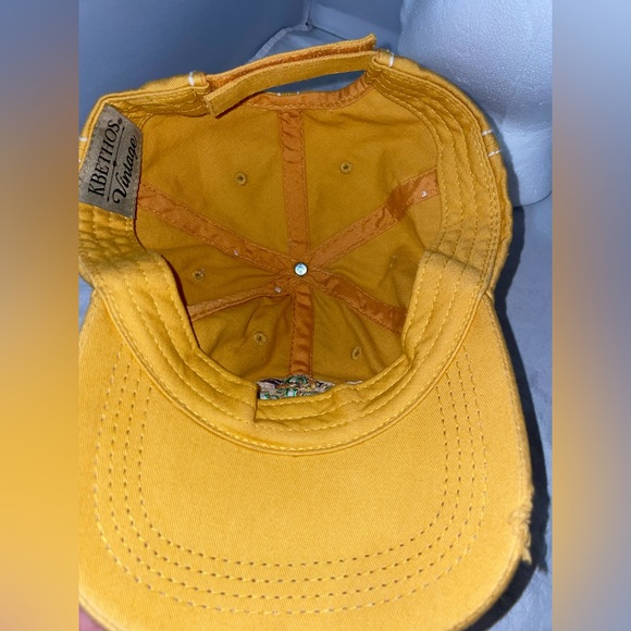 K Bethos Vintage distressed embroidered MARDI GRAS adjustable baseball cap OSFM - Picture 3 of 3